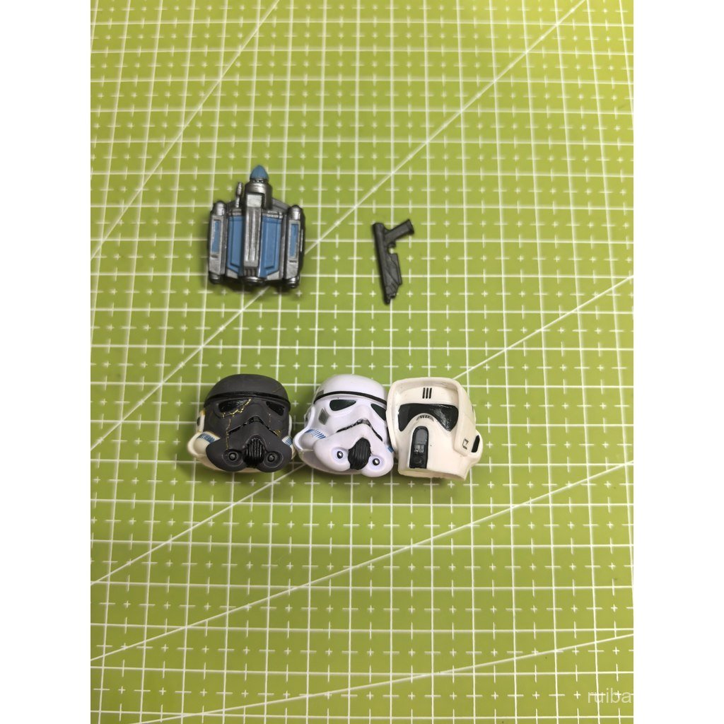 Nova Escultura de Cabeça de 6 Polegadas do Trooper Scout de Star Wars da Hasbro com Mochila e Acessório de Arma UR6R