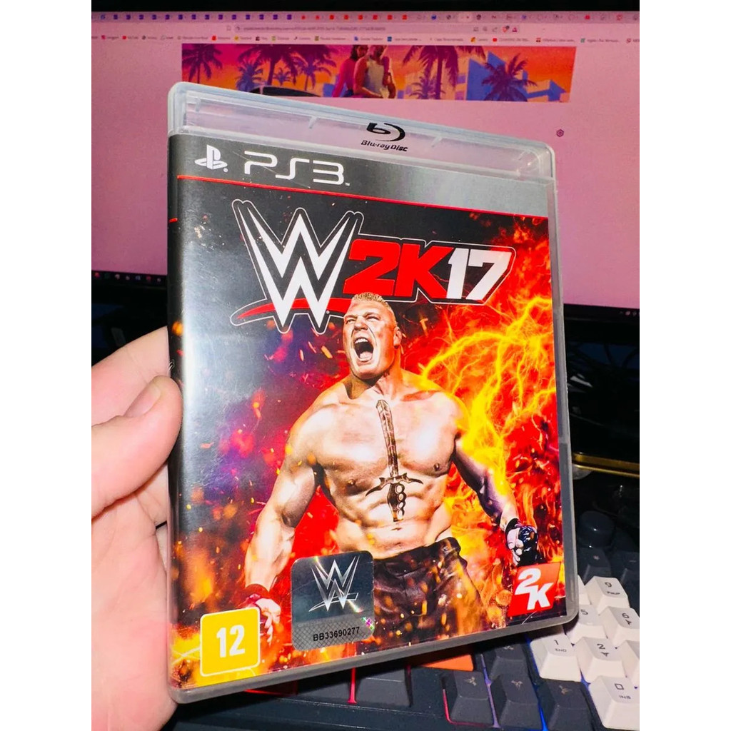 Jogo Wwe 2k17 Para Ps3