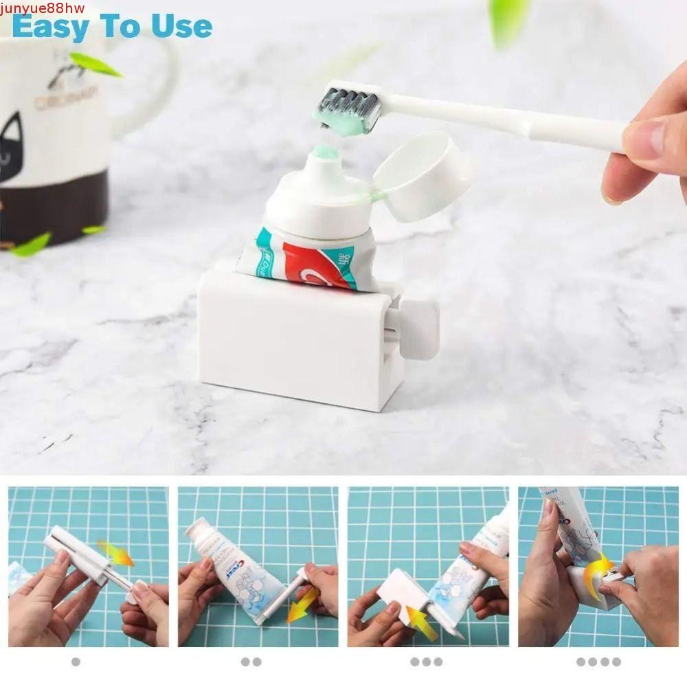 Dispensador De Pasta De Dente JUNYUE , Espremedor Giratório Manual Com Base De Silicone , Economia De Trabalho