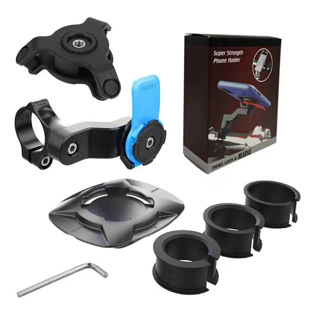 Suporte Universal Para Celular No Guidão, Adequado Para Motocicletas E Bicicletas