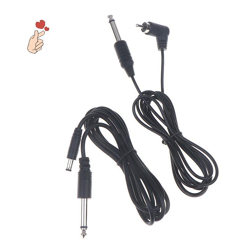 [PEBR] Cabo DC De Gel De Aço De Clipe De Tatuagem De Sílica Para Máquina Rotativa E Bobina Fonte De Alimentação Conector