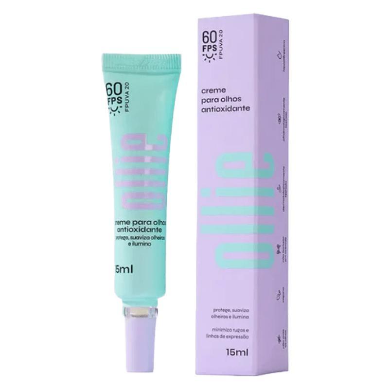 Creme para Olhos Antioxidante Ollie FPS60 15ml