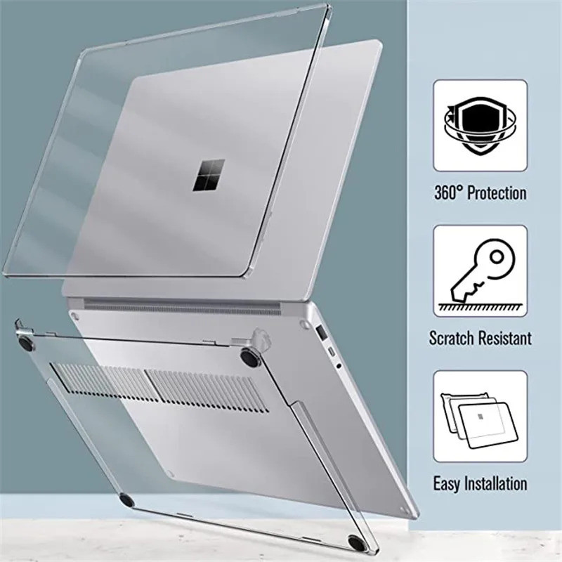 2023 Nova Capa Fosca Para Laptop Microsoft Surface 3/4/5 15 Polegada Modelo 1872 1873 1953 1979 Protetora Dura