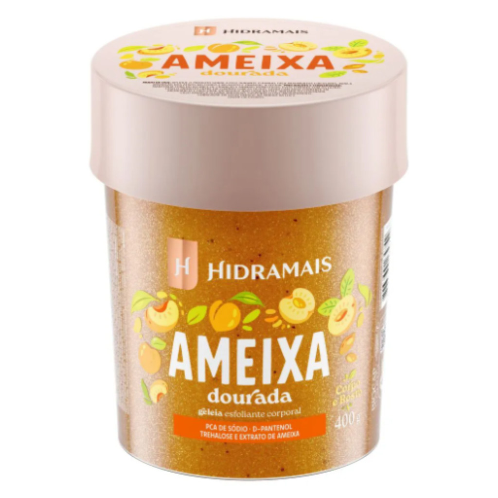 ESFOLIANTE CORPORAL GELEIA AMEIXA DOURADA HIDRAMAIS 400G