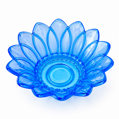 30 Uni Forminha Flor De Lótus Azul Para Doces Finos