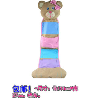 Comércio exterior dos desenhos animados urso pendurado saco bonito Multi-camada saco de armazenamento decoração do quart