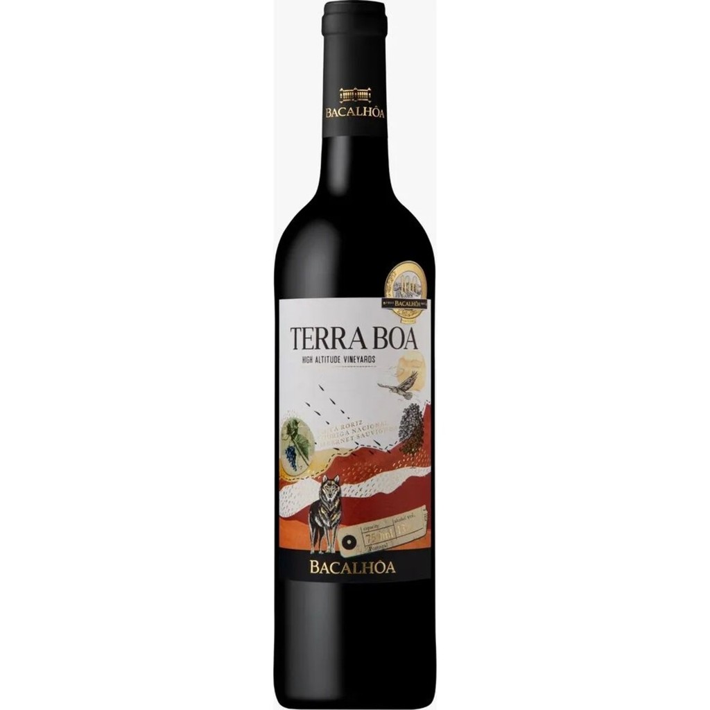 Vinho Portugues Tinto Meio Seco Terra Boa 750ml