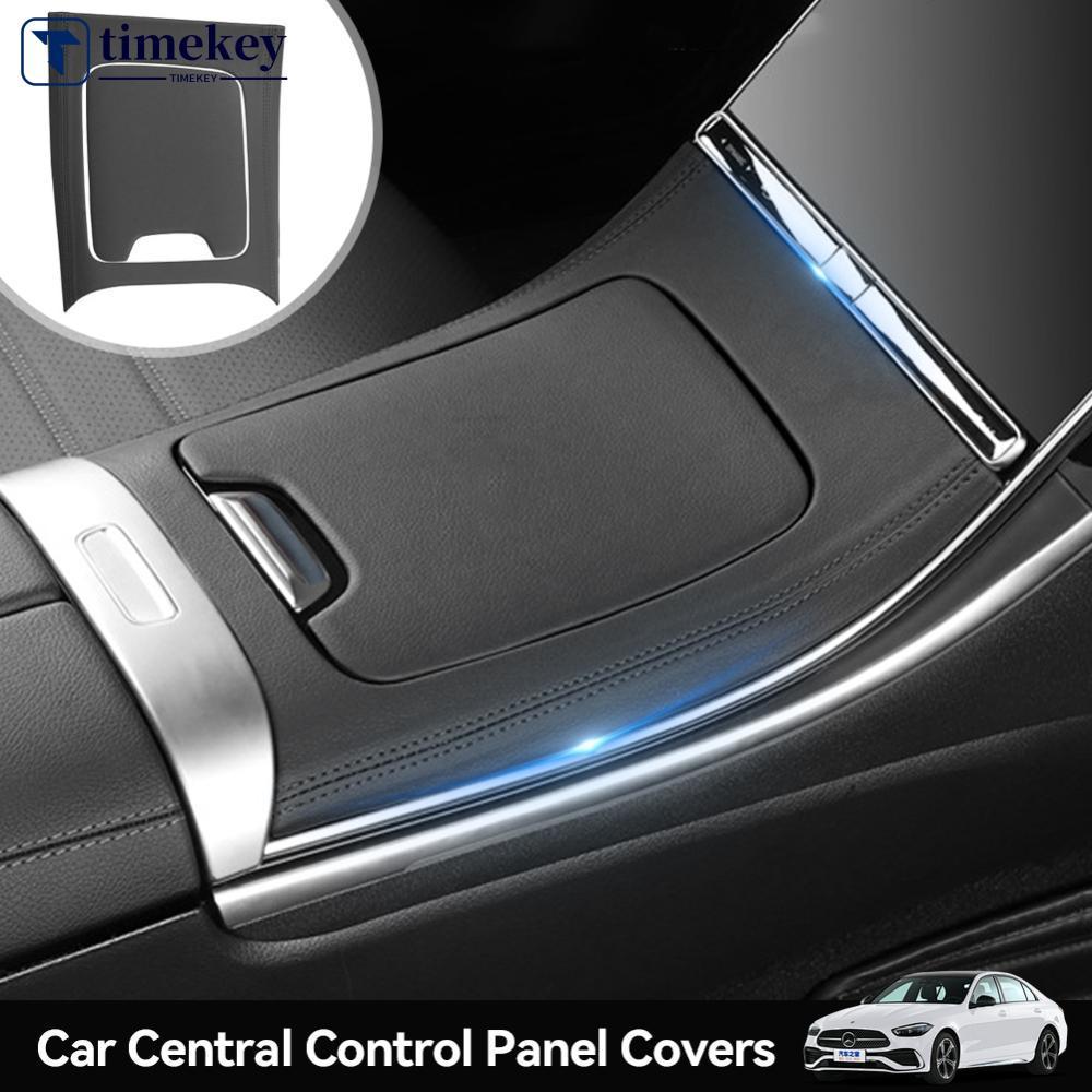 TIMEKEY 2 Pçs/set Interior Do Carro Painel De Controle Central Tampa Guarnição Proteção Retrofit Adesivo Filme Acessório