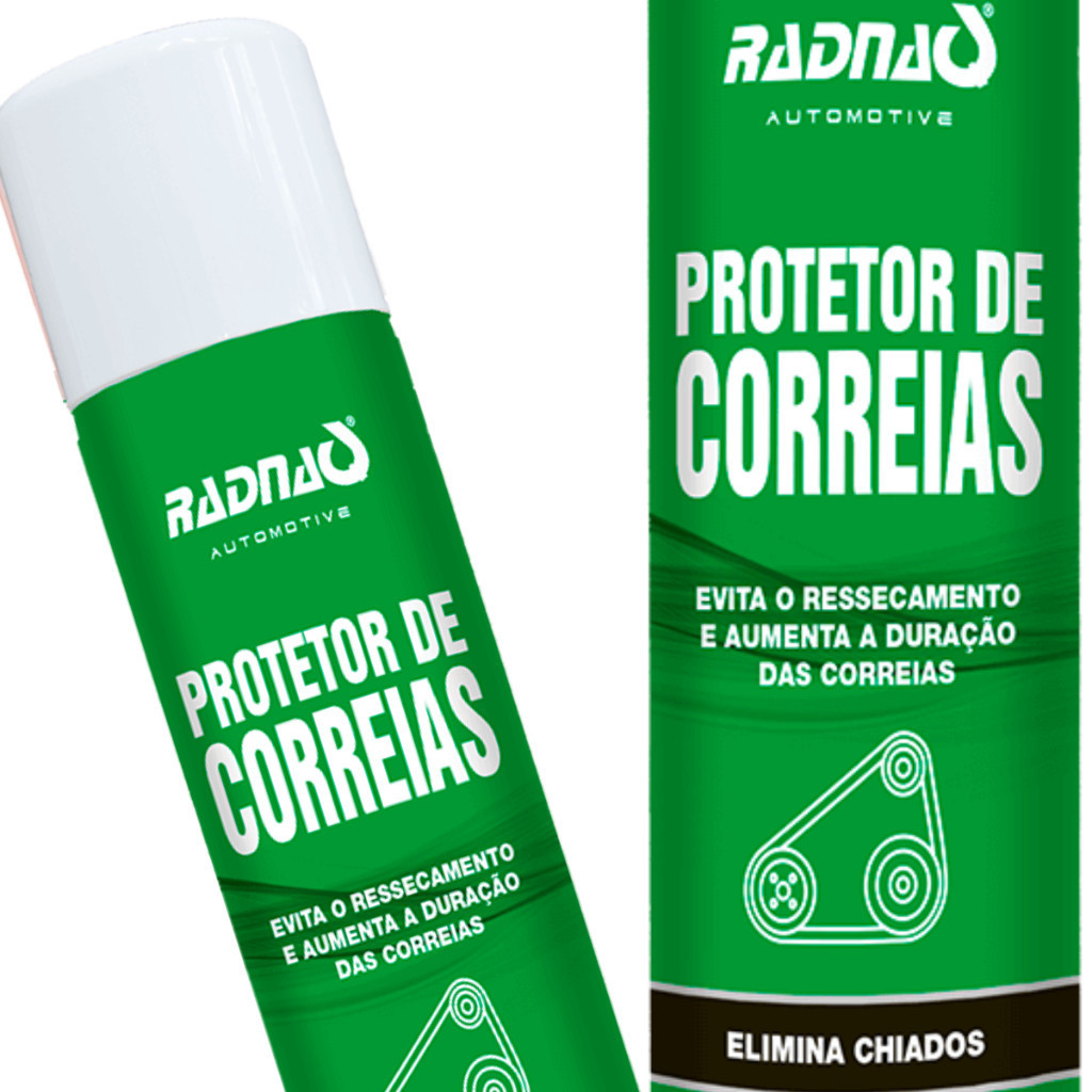 Protetor De Correias Radnaq  Elimina Chiados e Evita Ressecamentos Un.
