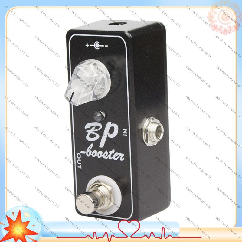 [Em Vendas E] True Bypass Mini BP Booster Pedais De Guitarra Full Metal Shell Clean Boost Effect