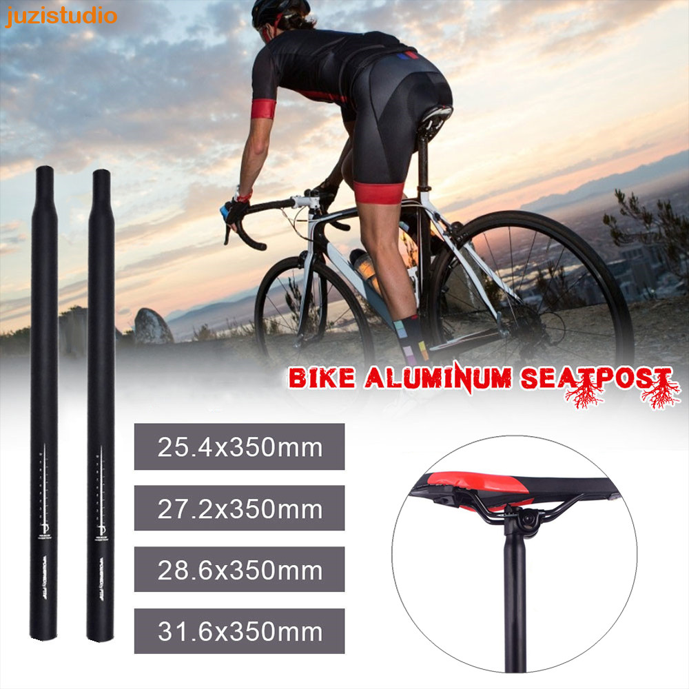 JUZISTUDIO Espigão De Assento De Bicicleta Mountain Bike Engrenagem Fixa Absorção De Choque Quatro Tamanhos 350mm Tubo D