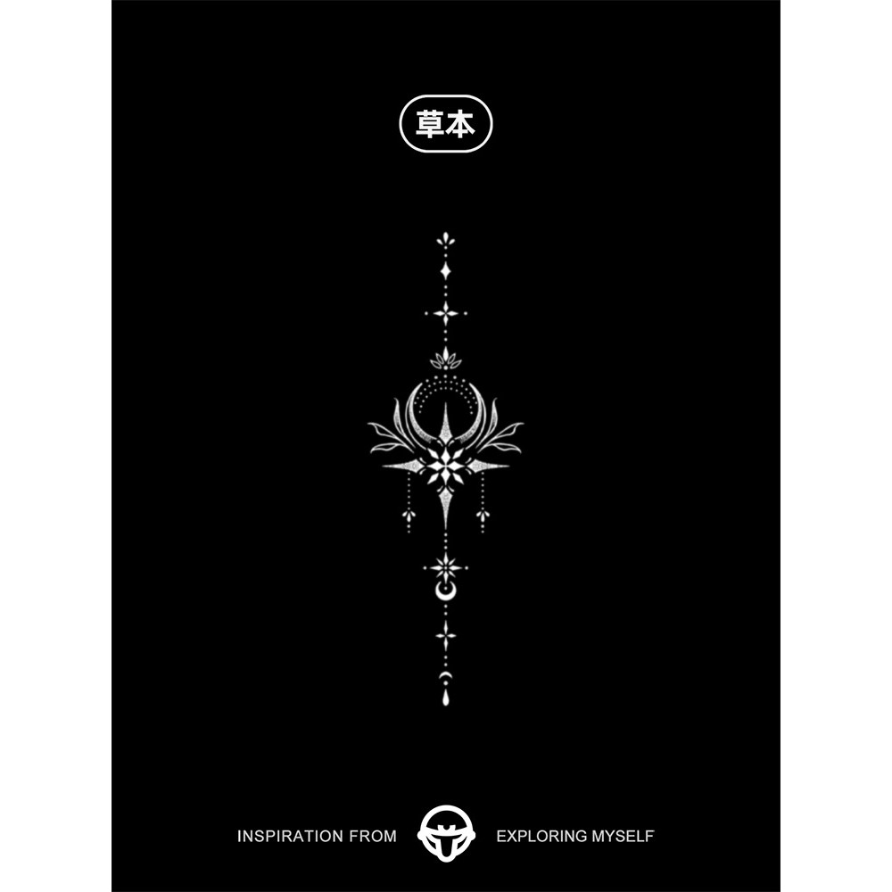 Re-Change Starman romântico avançado tatuagem de ervas adesivos masculino à prova dwaterproof água duradouro simples All