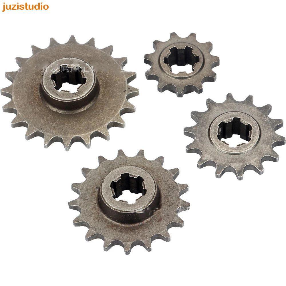 JUZISTUDIO Corrente De Motocicleta Roda Dentada De Metal Caixa De Engrenagens Dianteira Dirt Bike ATV Quad 11 14 17 20 D