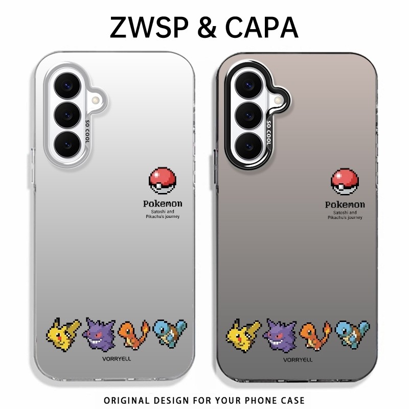 Capa iPhone Antichoque Pokémon Poké Ball para SAMSUNG Galaxy J4PLUS S20 S21 S22 S23 S24 S25 FE ULTRA PLUS