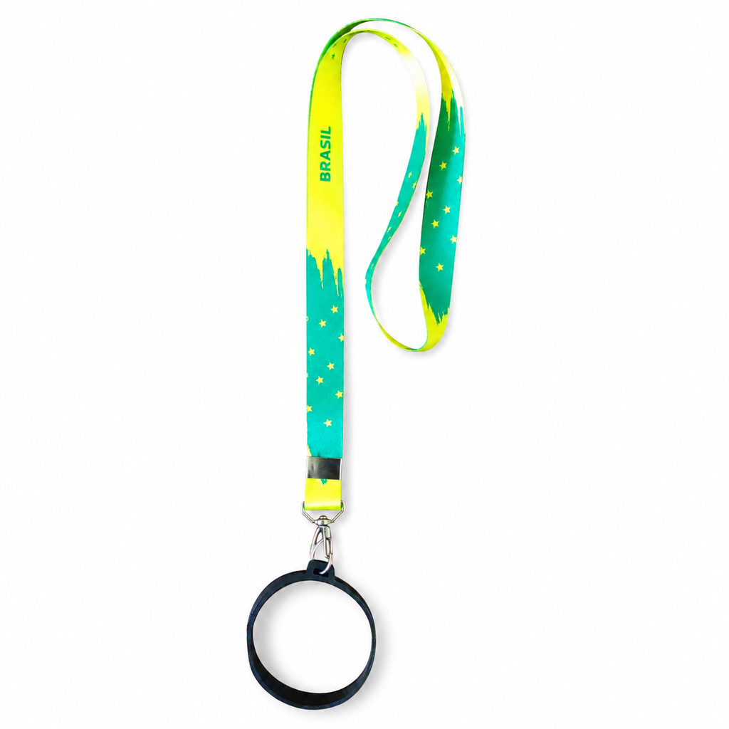 Cordão Brasil com Tirante para Copo Seleção Brasileira