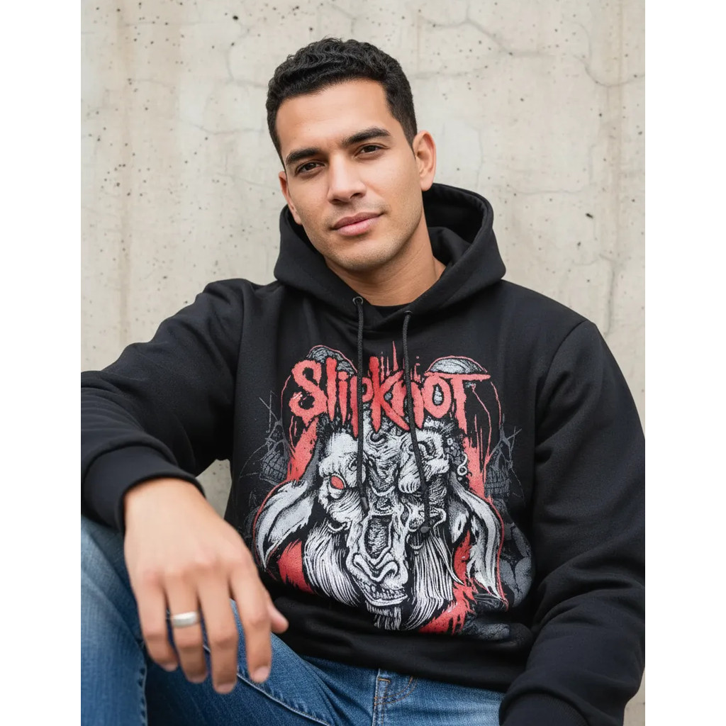 Moletom Slipknot Iowa Blusa de Frio Adulto Banda de Rock Unissex Bo514