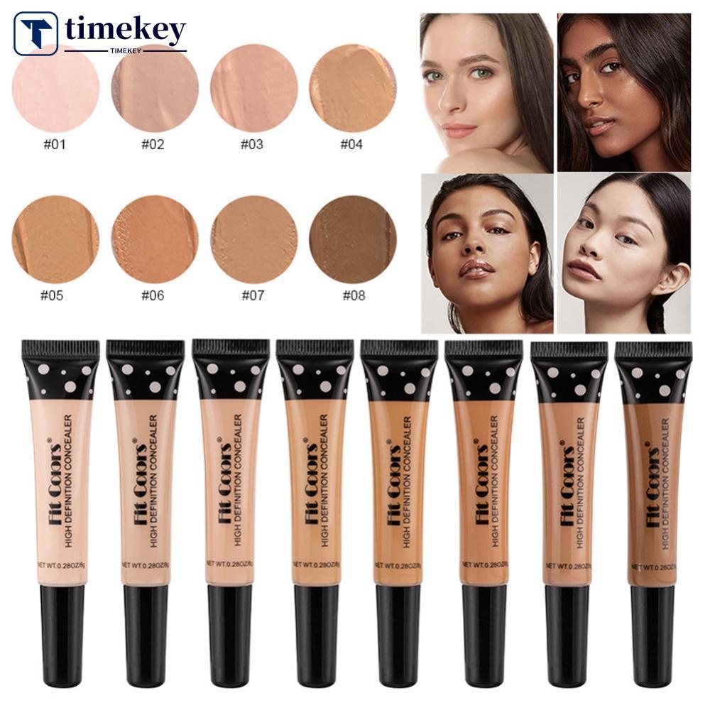 TIMEKEY Paleta De Creme Corretivo , 8 Cores , Base Líquida , Corretor , Bastão , Maquiagem Facial , Olheiras , Manchas D