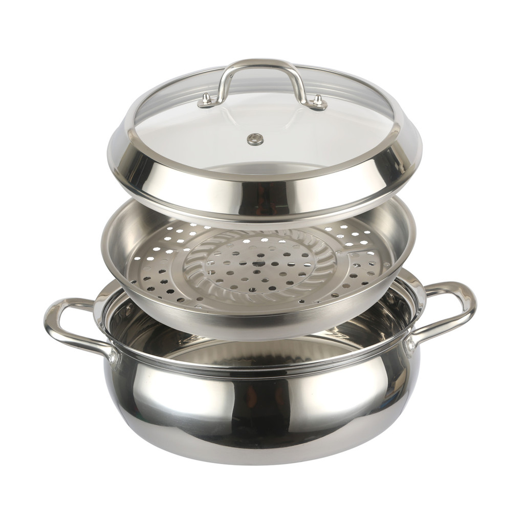 Panela quente a vapor utensílios 304 aço inoxidável engrossado doméstico comercial panela de sopa mandarim pato panela f