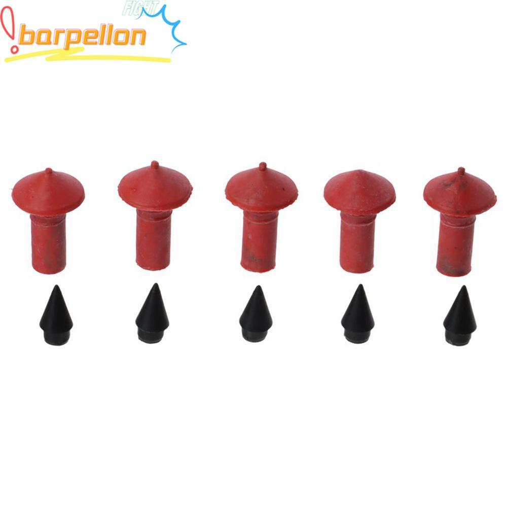 BARPELLON 180pcs Plugues De Inserção De Cogumelo , Reparo De Pneus Vermelhos De Borracha , Ferramenta De Arquivo Em Form