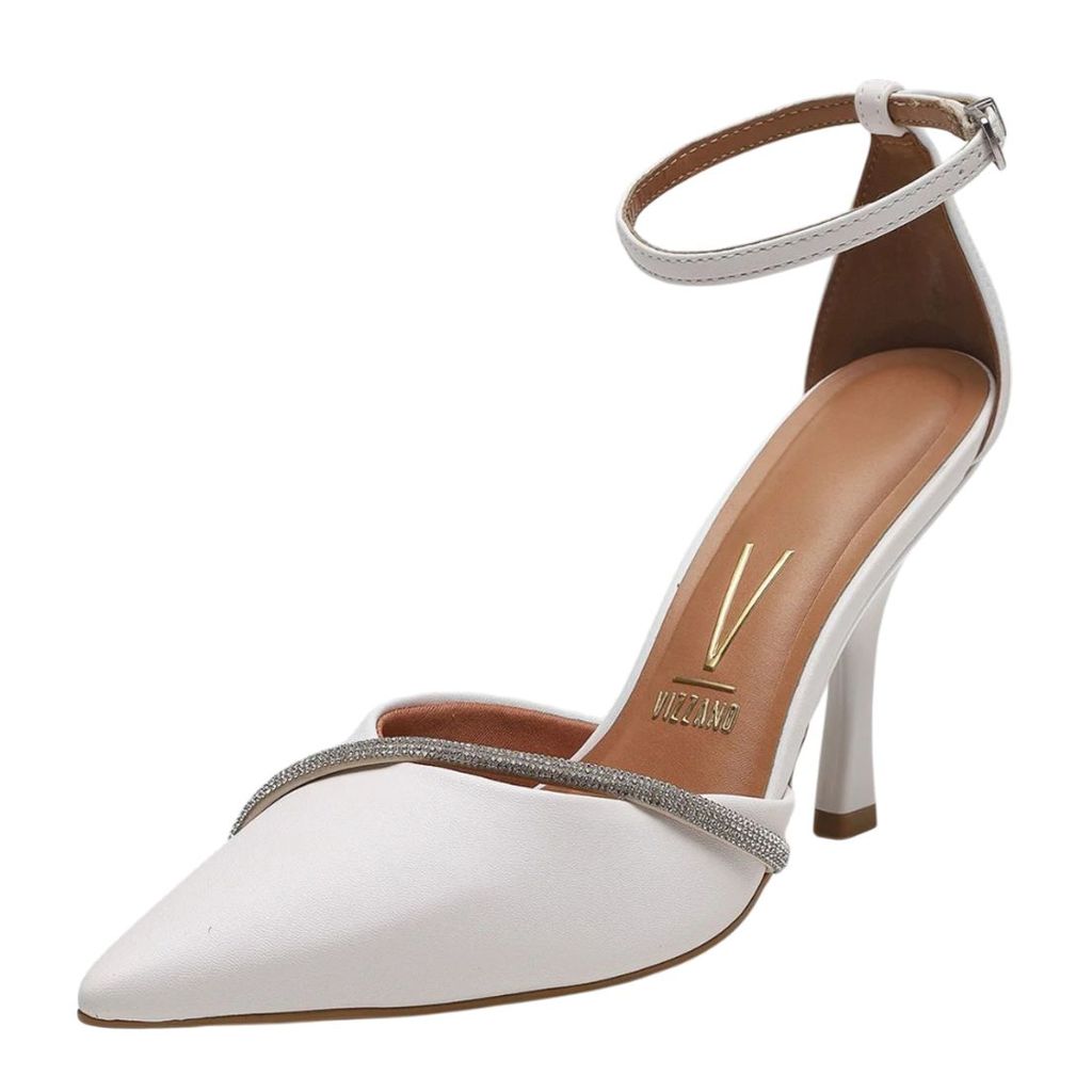 Sapato Feminino Scarpin Salto Medio Bico Fino Leve Vizzano
