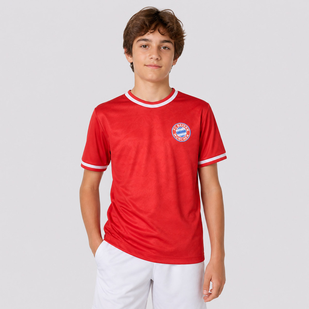 Camisa Bayern de Munique Lark Juvenil Vermelha
