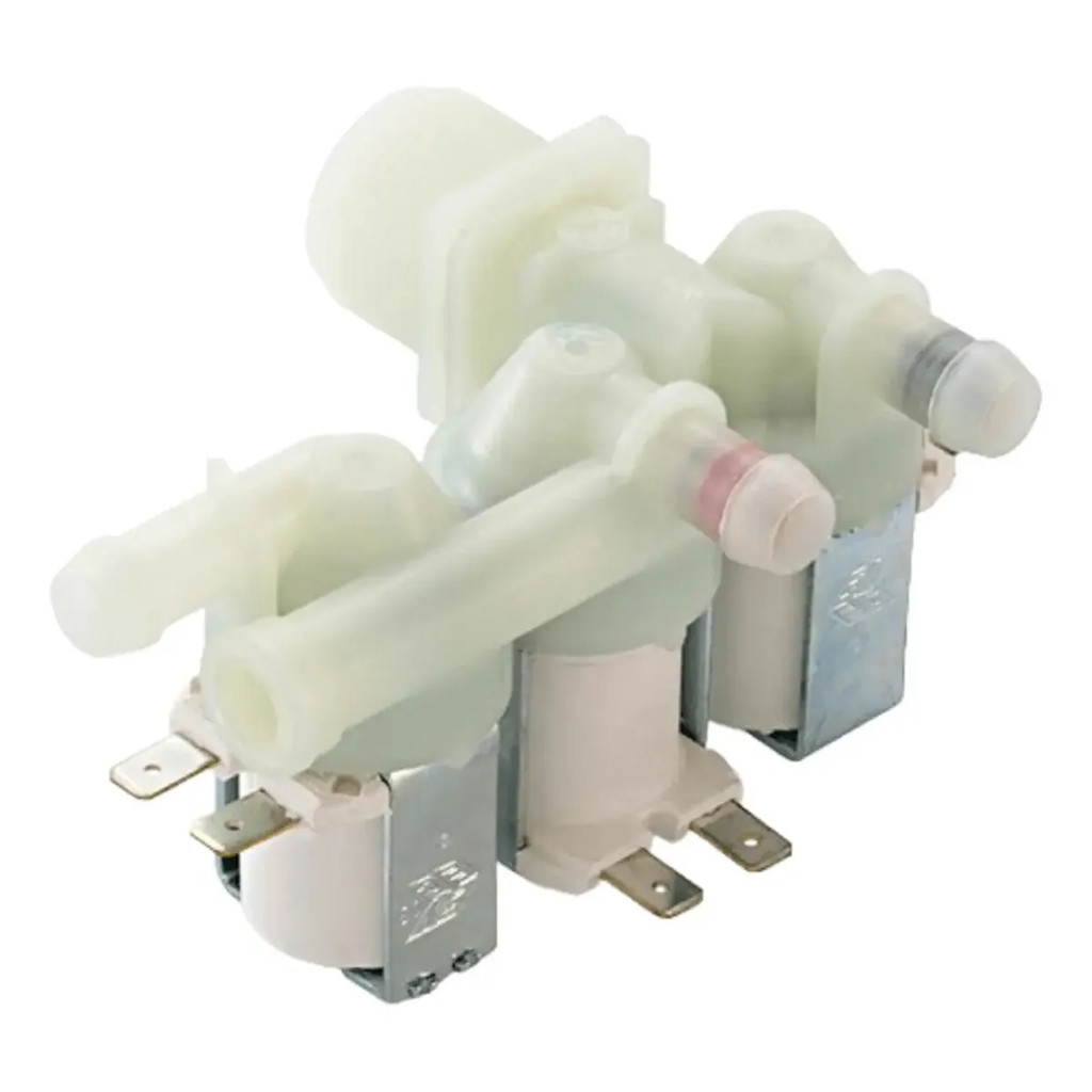 Valvula Entrada Tripla Lavadora Electrolux 64287507 Original 220v LTR15 / LTC15 / LTA15 / LT15F / LST12 / LA15F / LTP12