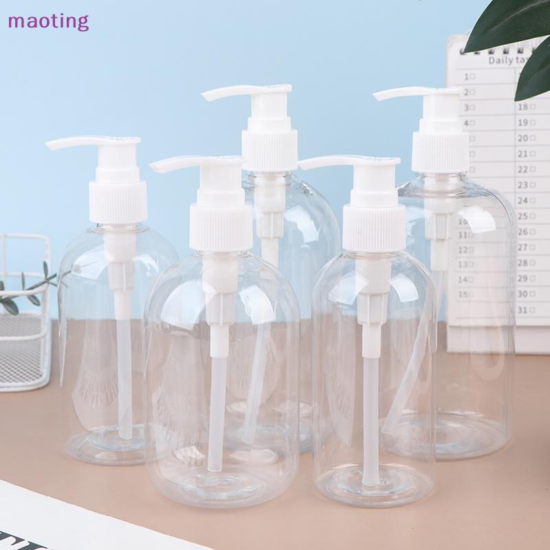 [maoting] 200-500ml Portátil Vazio Bomba Dispensador Garrafas Cilindro Shampoo Loção Recipientes Recarregáveis Duráveis