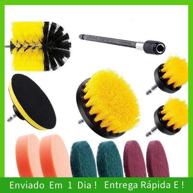 - joyce Kit De Escova De Purificação Poderosa , 12 Peças , Ferramentas De Limpeza Multifuncionais Para Carro , Banheiro 