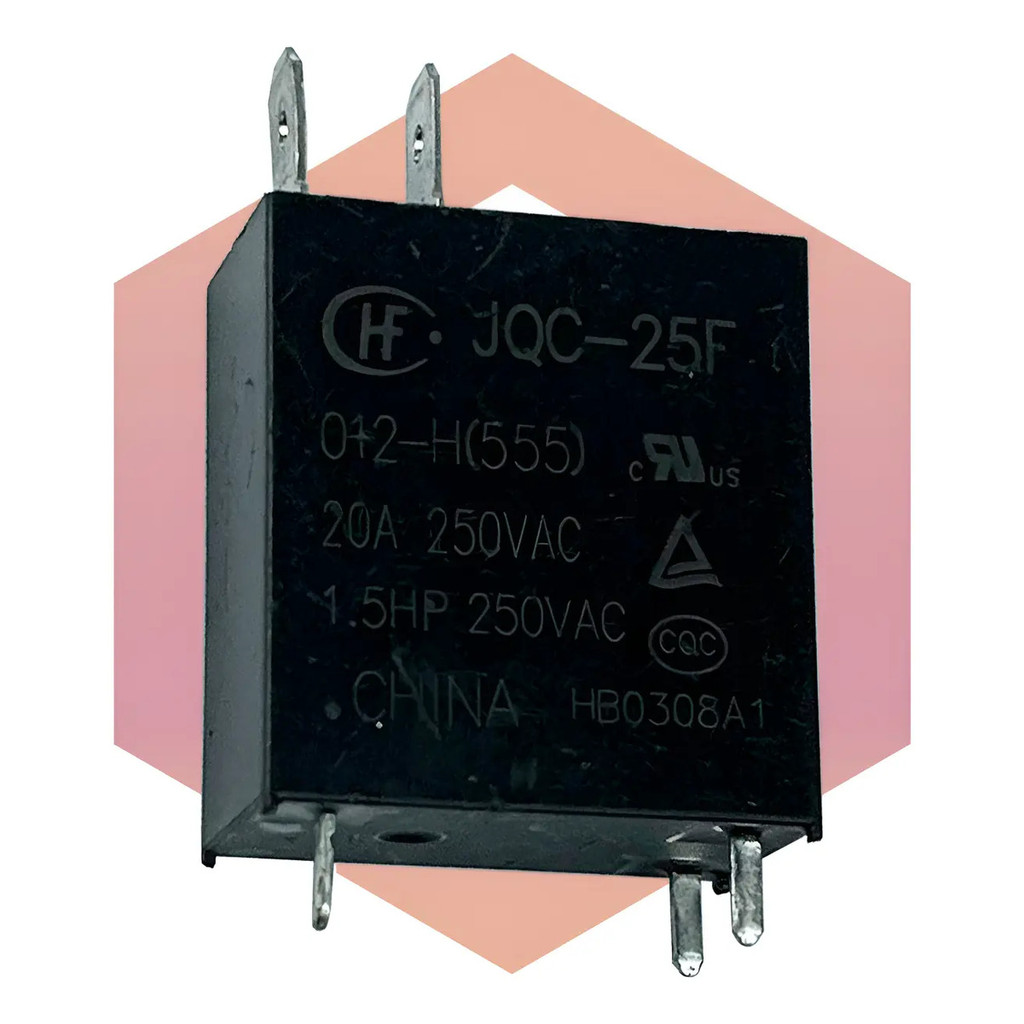 Relê Forno Microondas 12v 16a 250v Jqc-25f 250vac 20a 4term