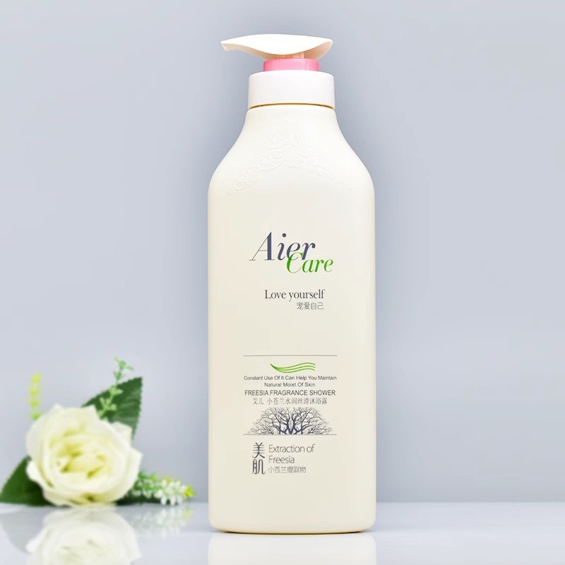 Aier Freesia Perfume Gel de Banho Grande Capacidade Desgaste da Família Homens Mulheres Limpeza Hidratante Hidratante Fr