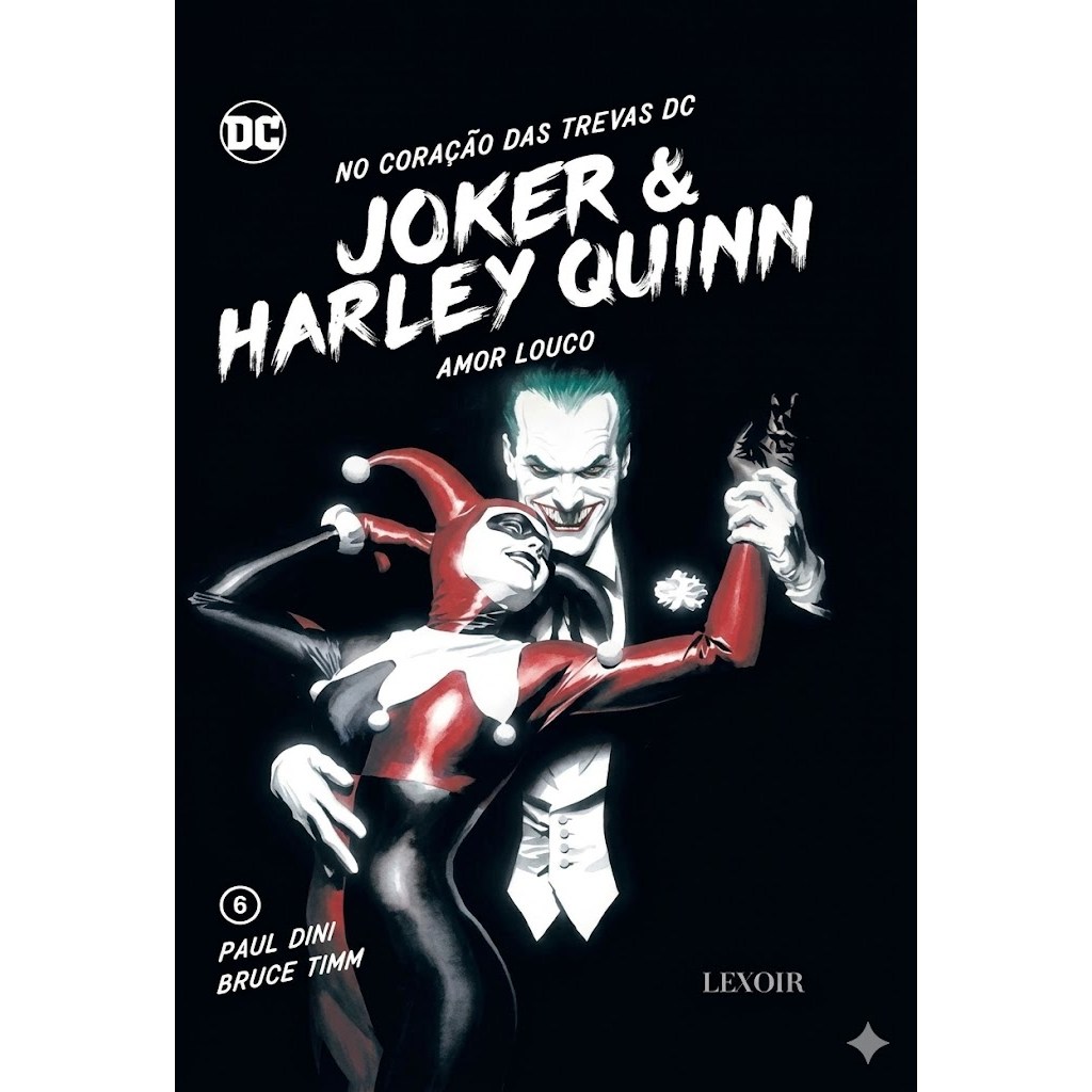 HQ Joker e Harley Quinn Amor Louco - Capa Dura