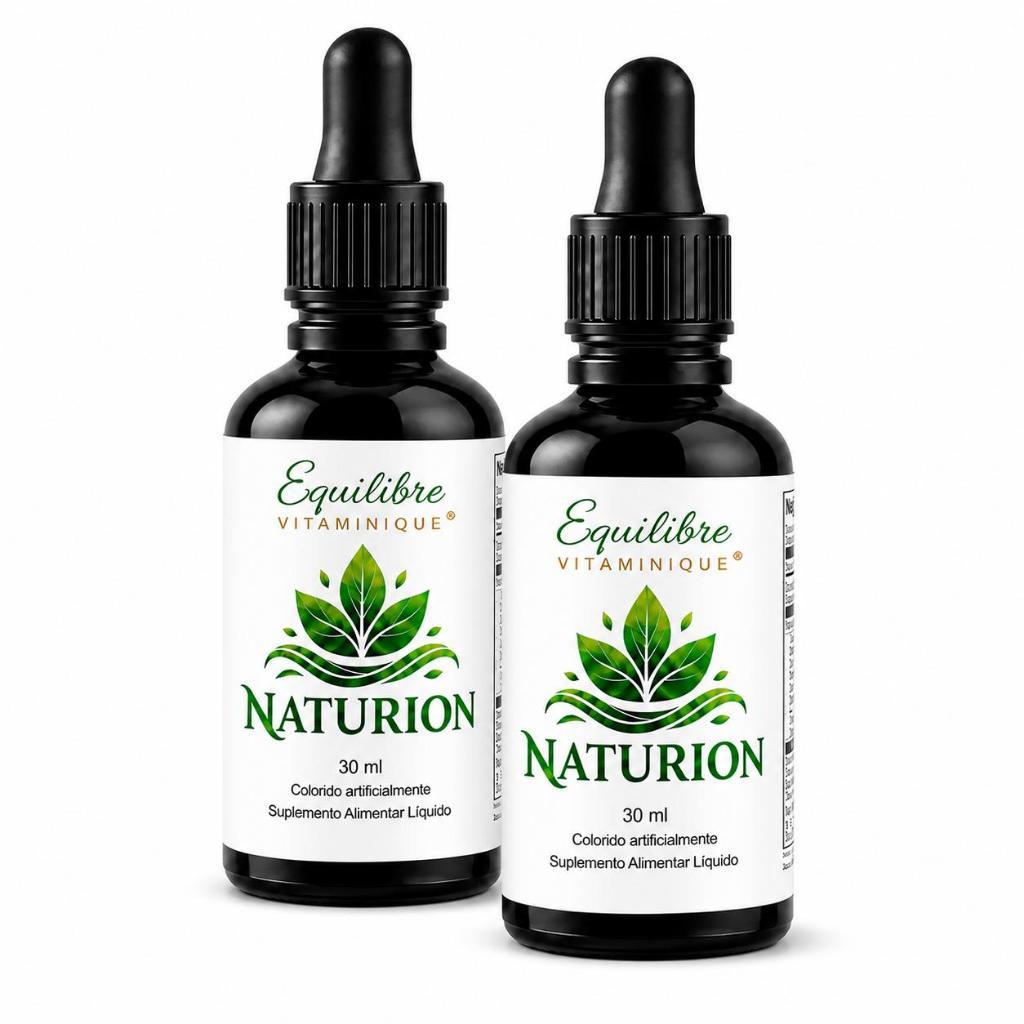 2 Naturion – Suplemento Alimentar Líquido 30ml | Gotas | Sem Glúten