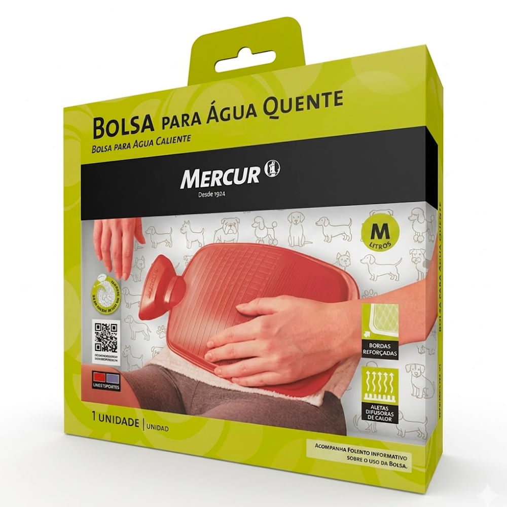 Bolsa para Água Quente Mercur Tamanho M 1 Unidade