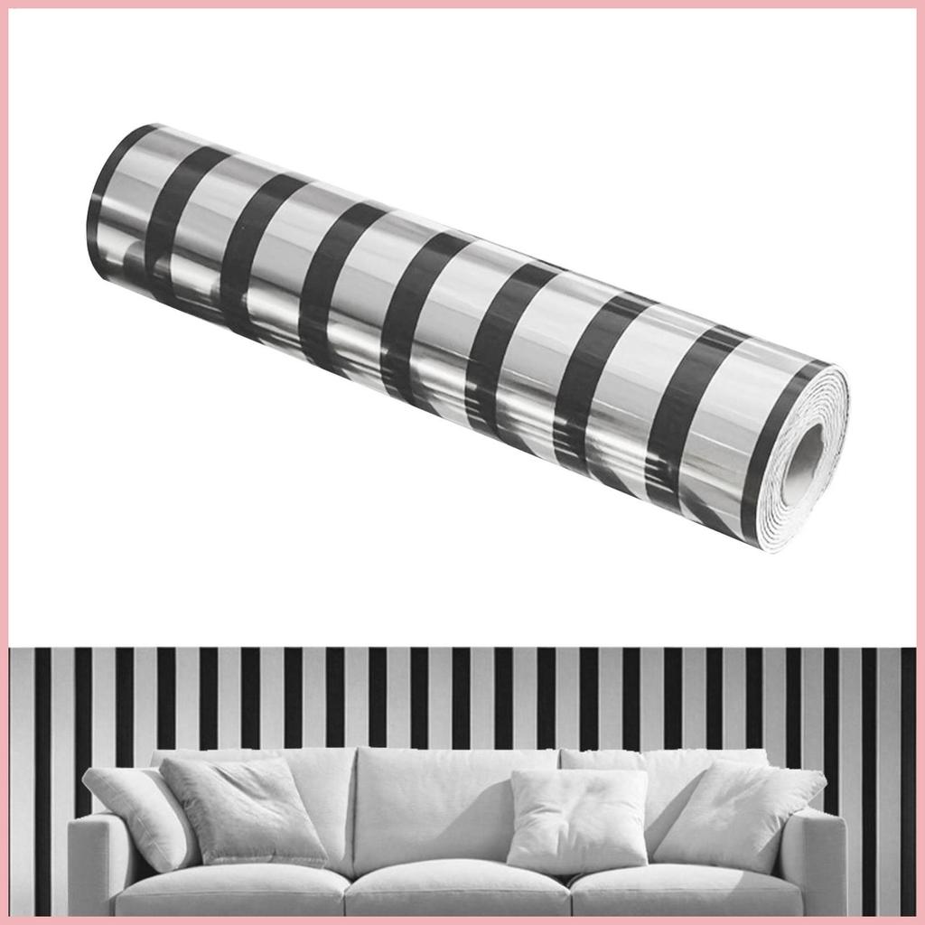 Espelho De Parede Adesivos Listrado Design Papel Auto-Adesivo Removível Decoração Para Cômoda Artesanato DIY Casa alpily