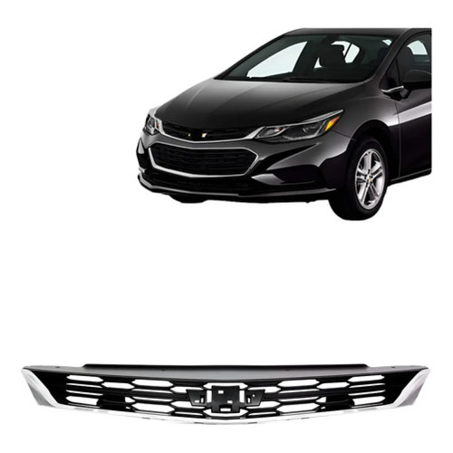 Grade Radiador Cruze 2017 2018 2019 Superior Cromado