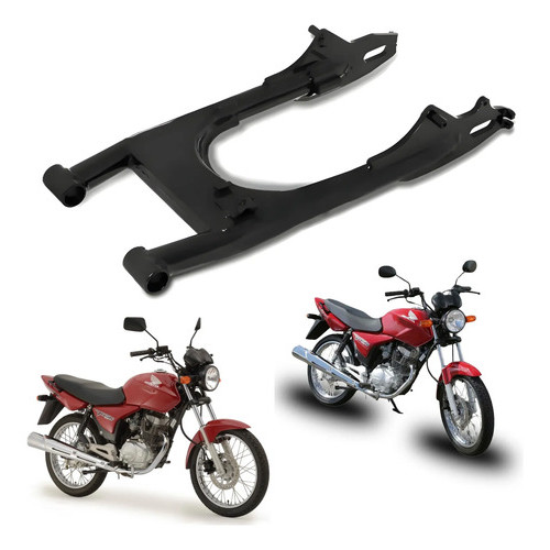 Balança Traseira Quadro Elástico Suspensão Smart Fox Cg Titan 150 Esd
