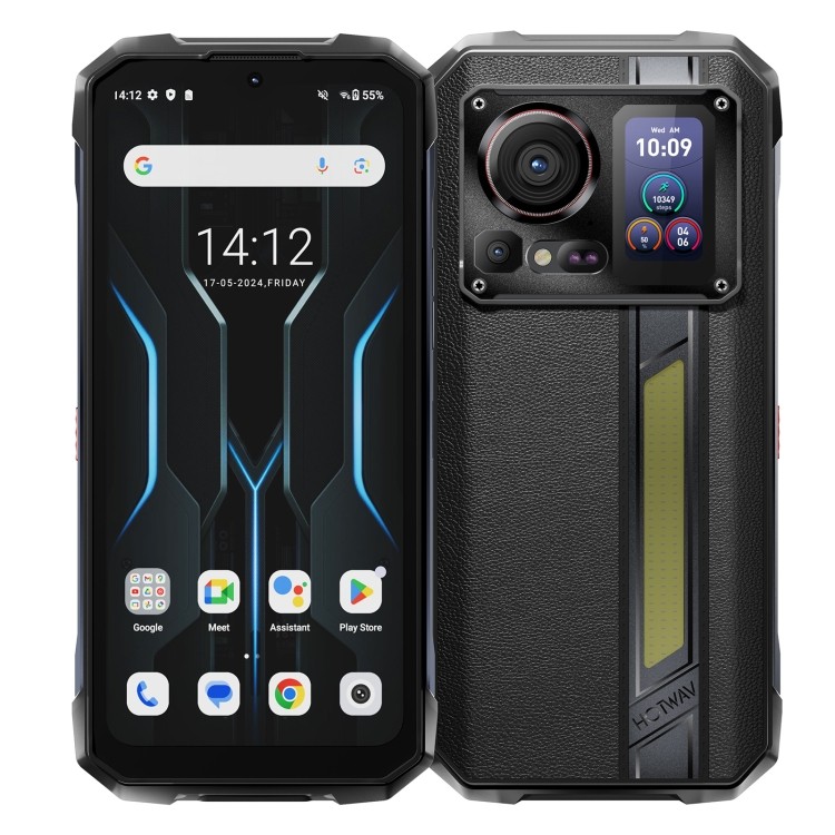 Novo Telefone Robusto HOTWAV Hyper 7 Pro , 16 Gb + 256 , 10800mAh , 6.6 Polegadas Android 14 MediaTek Dimensão 7050 5G ,