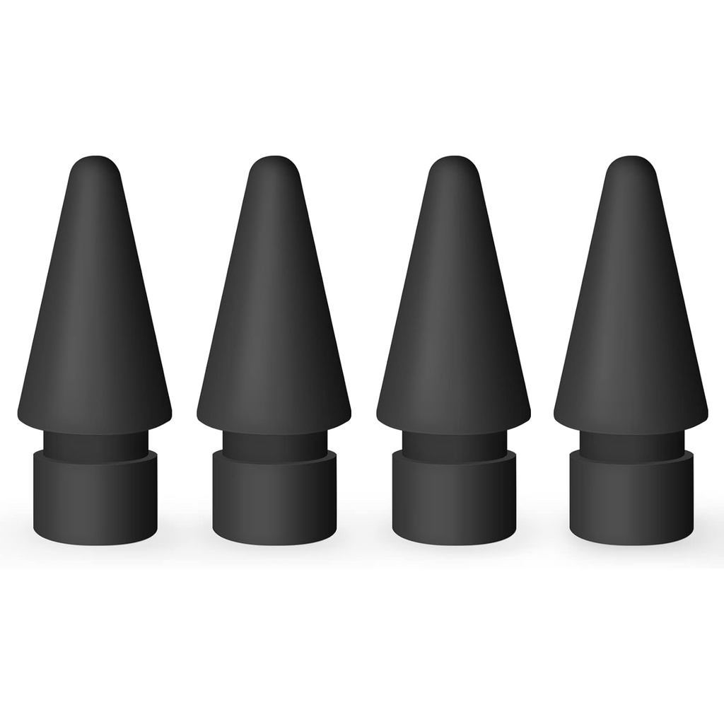 MEKO 4 Pack Replacement Tips for Apple Pencil 1st Gen & 2nd Gen, Pen Nibs for iP