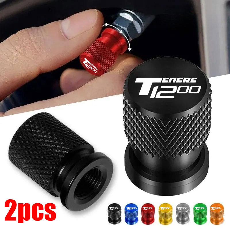 Acessórios Da Motocicleta Tampas Válvula Do Pneu Roda CNC Alumínio Hermético Capa Para yamaha Super Tenere tenere1200 12