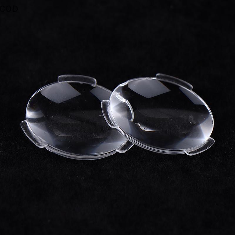 10 Peças 25 * 45MM Lente Ultra Clara Biconvexa Para Papelão Realidade Virtual 3D VR Óculos 2-5mm Thiness