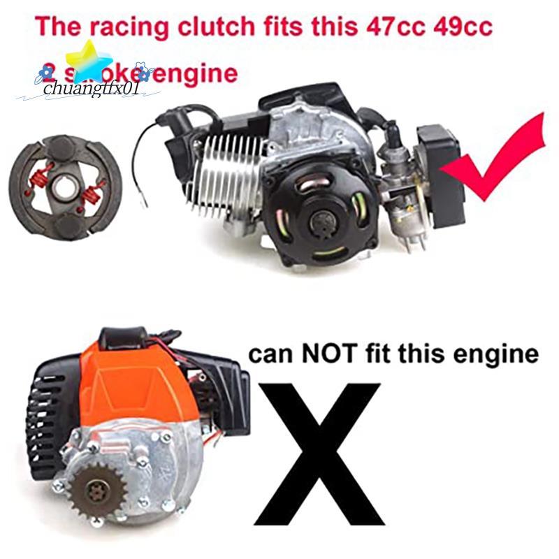 [Promover C] Embreagem De Alto Desempenho 44-6 Mini Motor De Motocicleta Com Bolso De Dois Tempos Dirt Pit Bike ATV Quad