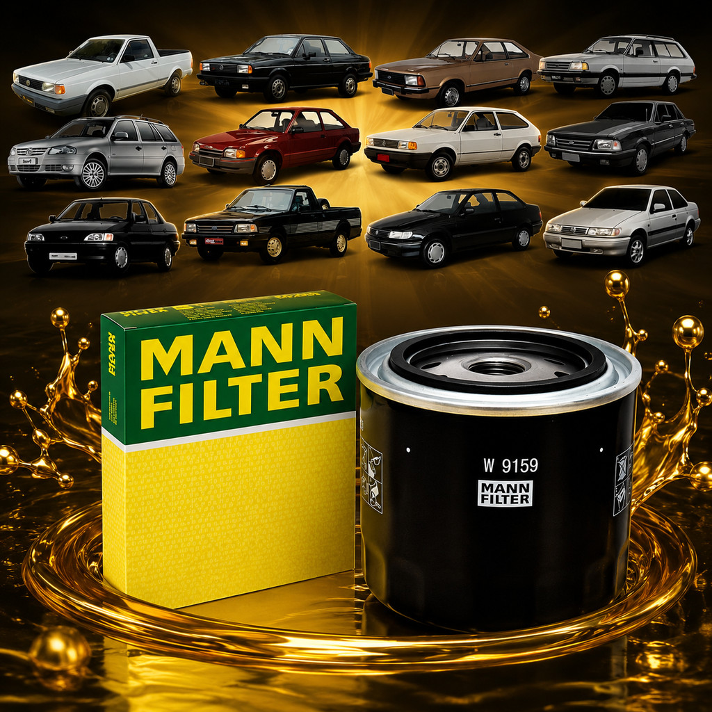 Imagem Filtro de oleo VW Gol Voyage Parati Saveiro Escort Corcel - Mann-filter W9159