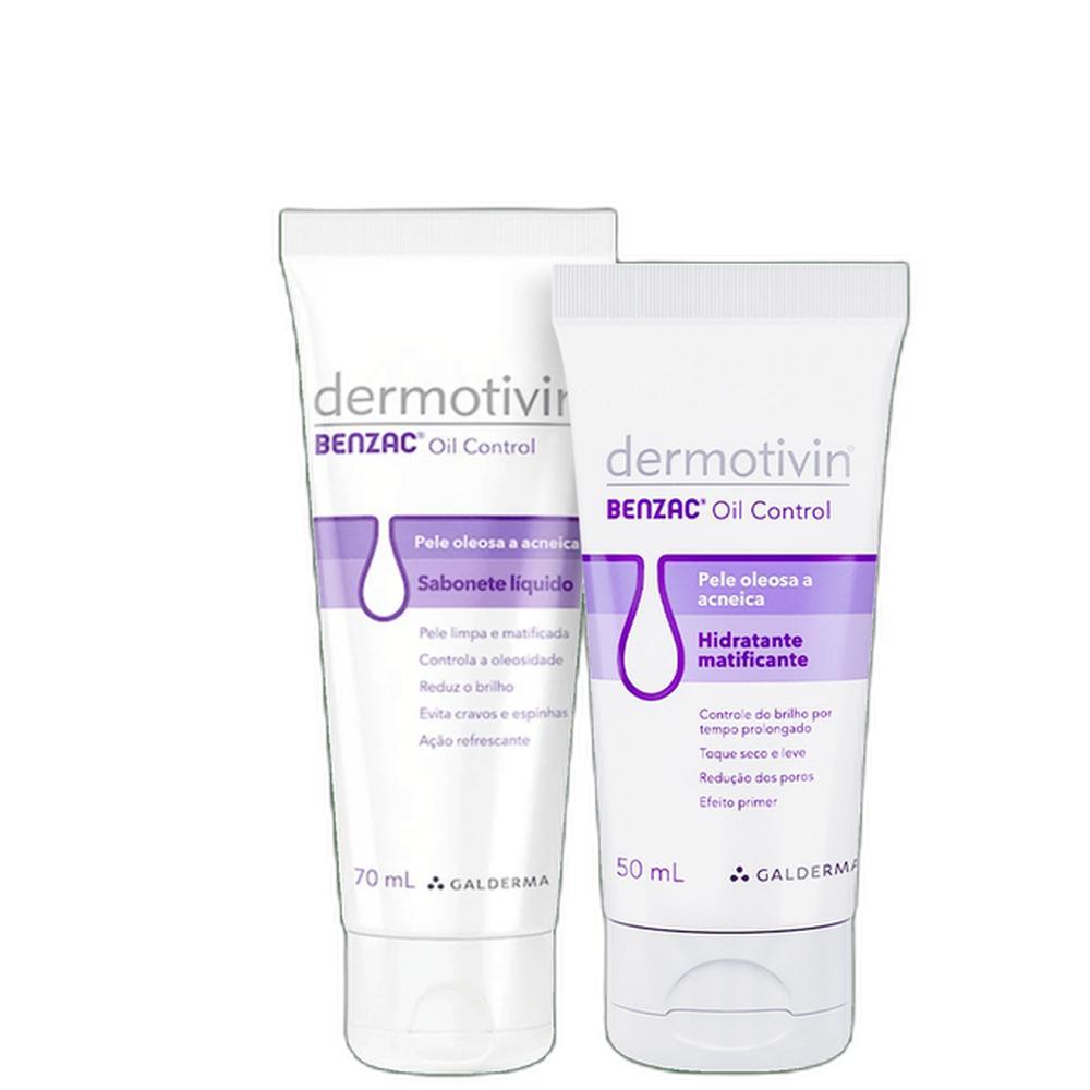 Kit Dermotivin Benzac Higienização e Hidratação (2 Produtos)