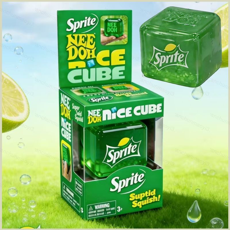 DC3 Needoh Nice Cube Amassar Brinquedos De Estresse Recuperação Lenta Sprite Brinquedo De Descompressão Presente
