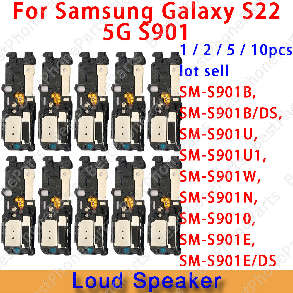 1/2/5/10 Pçs Lote Vender Para Samsung Galaxy S22 5G SM-S901 Alto-Falante Inferior Buzzer Campainha Módulo De Som Placa P