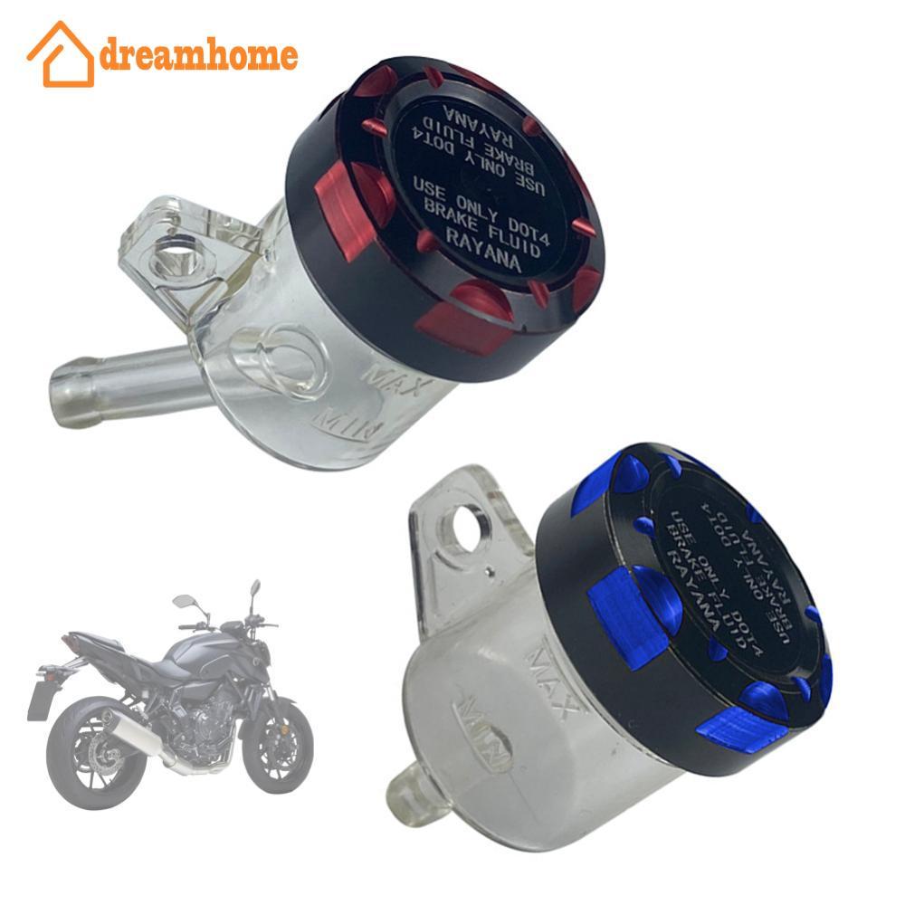 DREAMHOME Cilindro Mestre De Freio De Motocicleta Reservatório De Fluido Transparente Tanque De Óleo Copo Bomba Superior