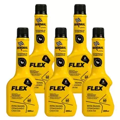 Aditivo Combustível Bardahl Flex 200ml Kit 5 Un.
