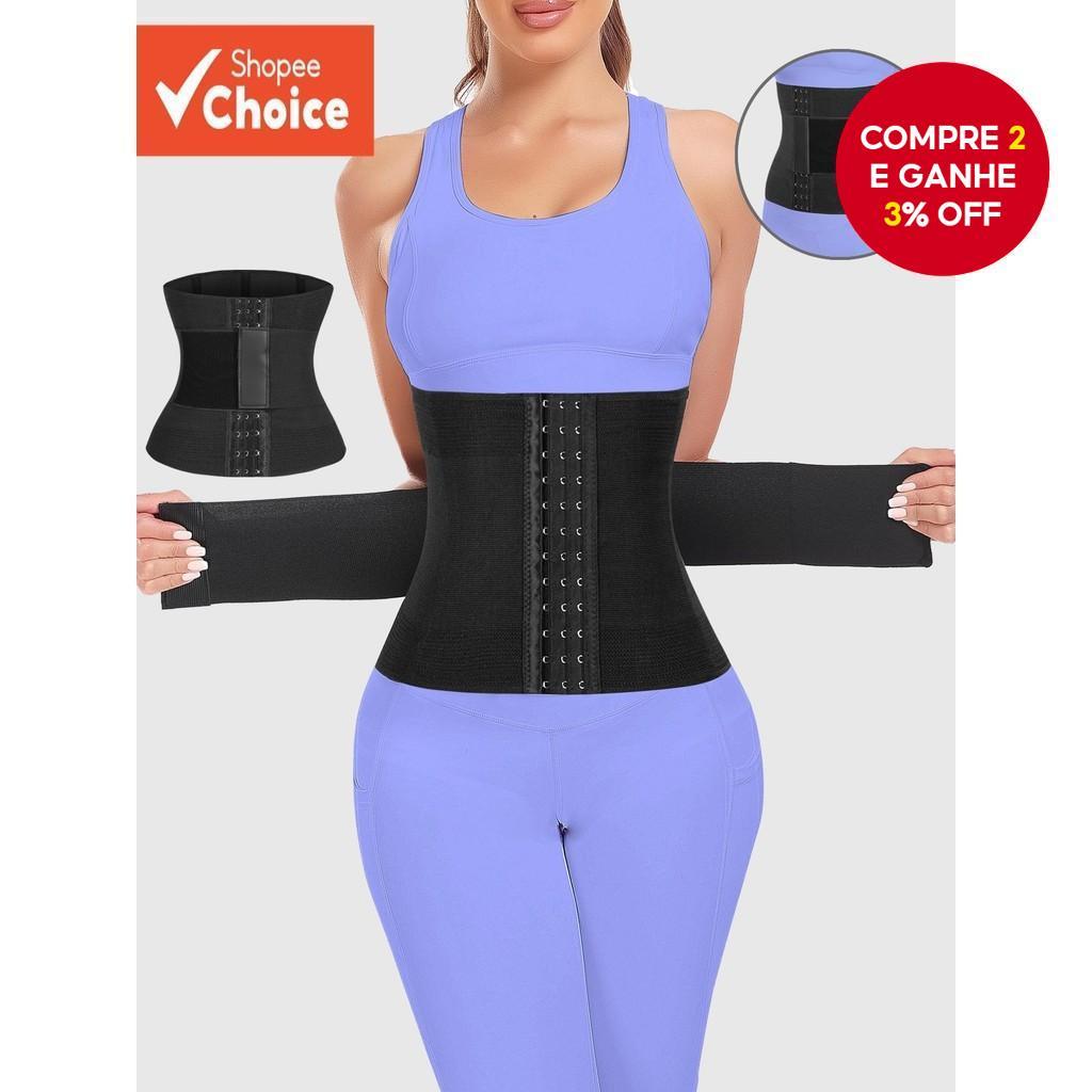 Cinto Ajustável Feminino – Modelador Para Controle De Barriga Com Fivela E Fecho De Velcro Emagrecimento Suporte De Post