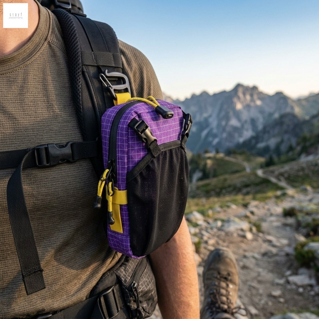Bolsa De Ombro Tática À Prova D'água Telefone Molle Para Caminhadas Ao Ar Livre