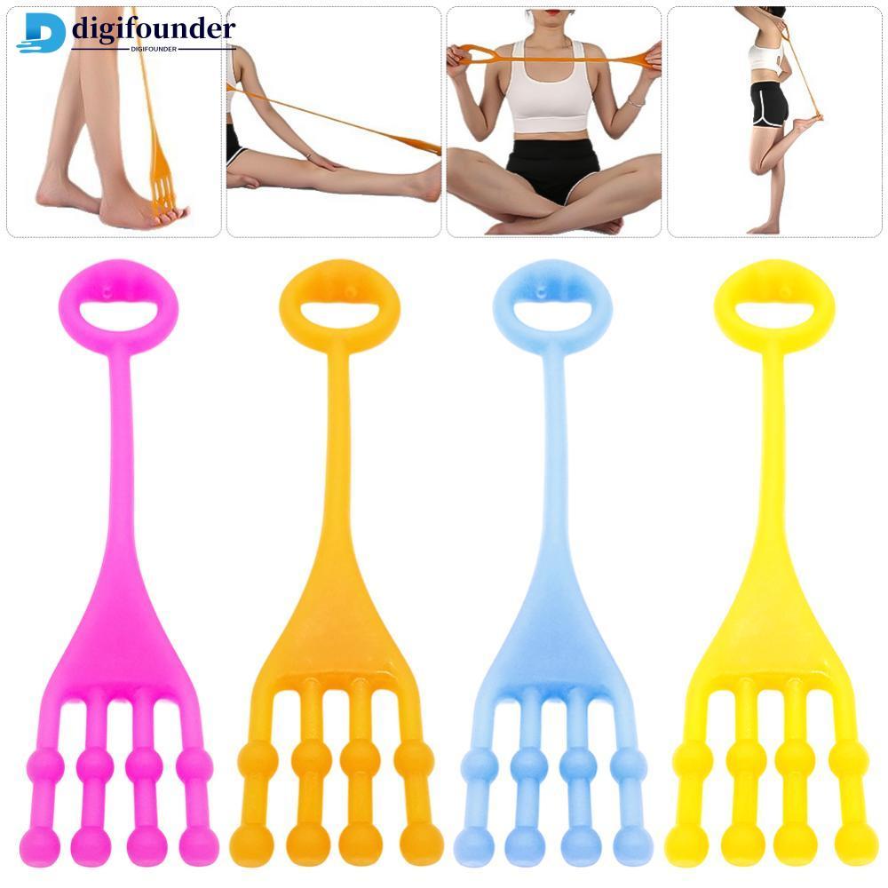 DIGIFOUNDER Toe Loop Resistência Banda 2 Seções Expansor De Peito Abridor De Ombro Corda Elástica Braço Trainer Corpo Mo